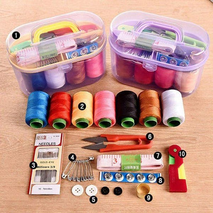 Sewing Kit Box Set Small Household Portable Sewing Tools
