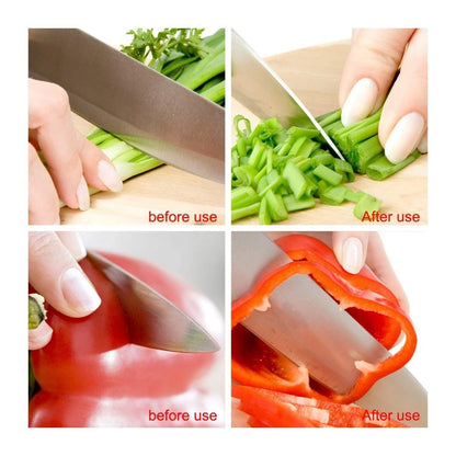 Knife Sharpener Novel Convenient Practical 3-Stage Manual Sharpener
