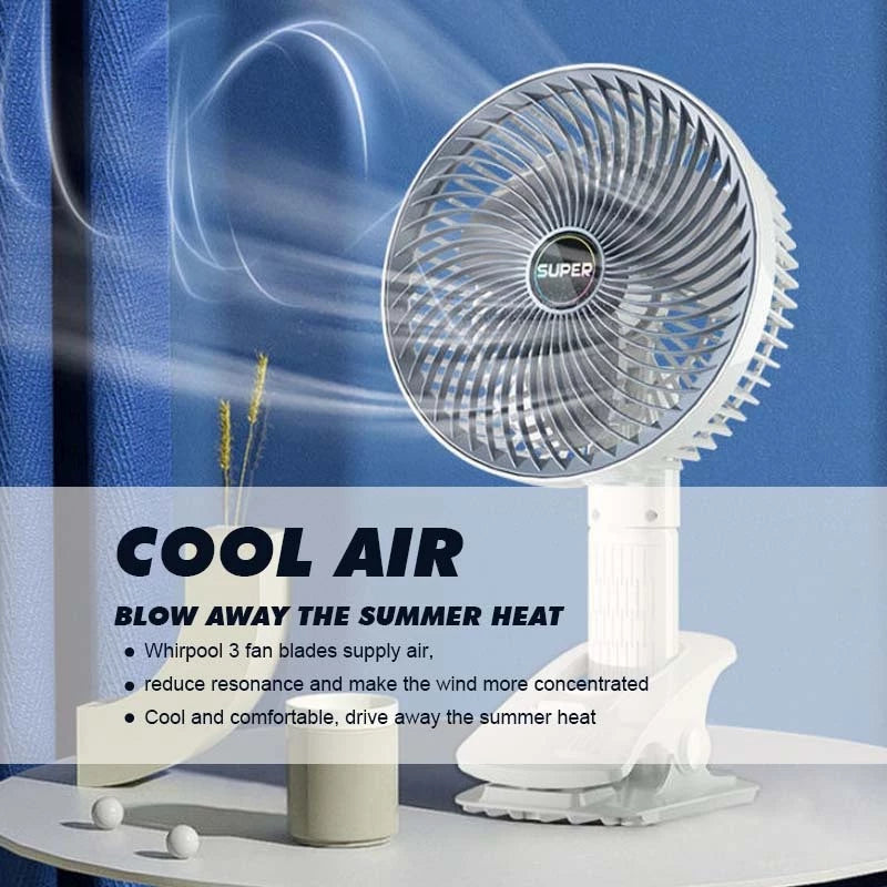[A1-1163] Multifunction Desktop Fan / Clip Fan