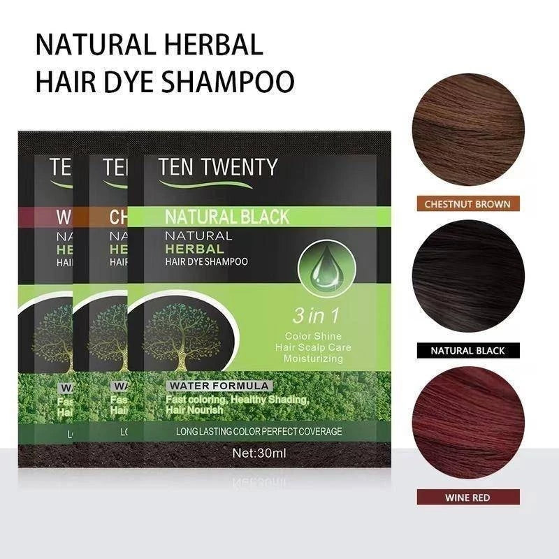 Ten Twenty Natural Herbal Hair Dye Shampoo