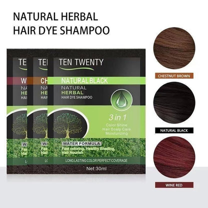 Ten Twenty Natural Herbal Hair Dye Shampoo