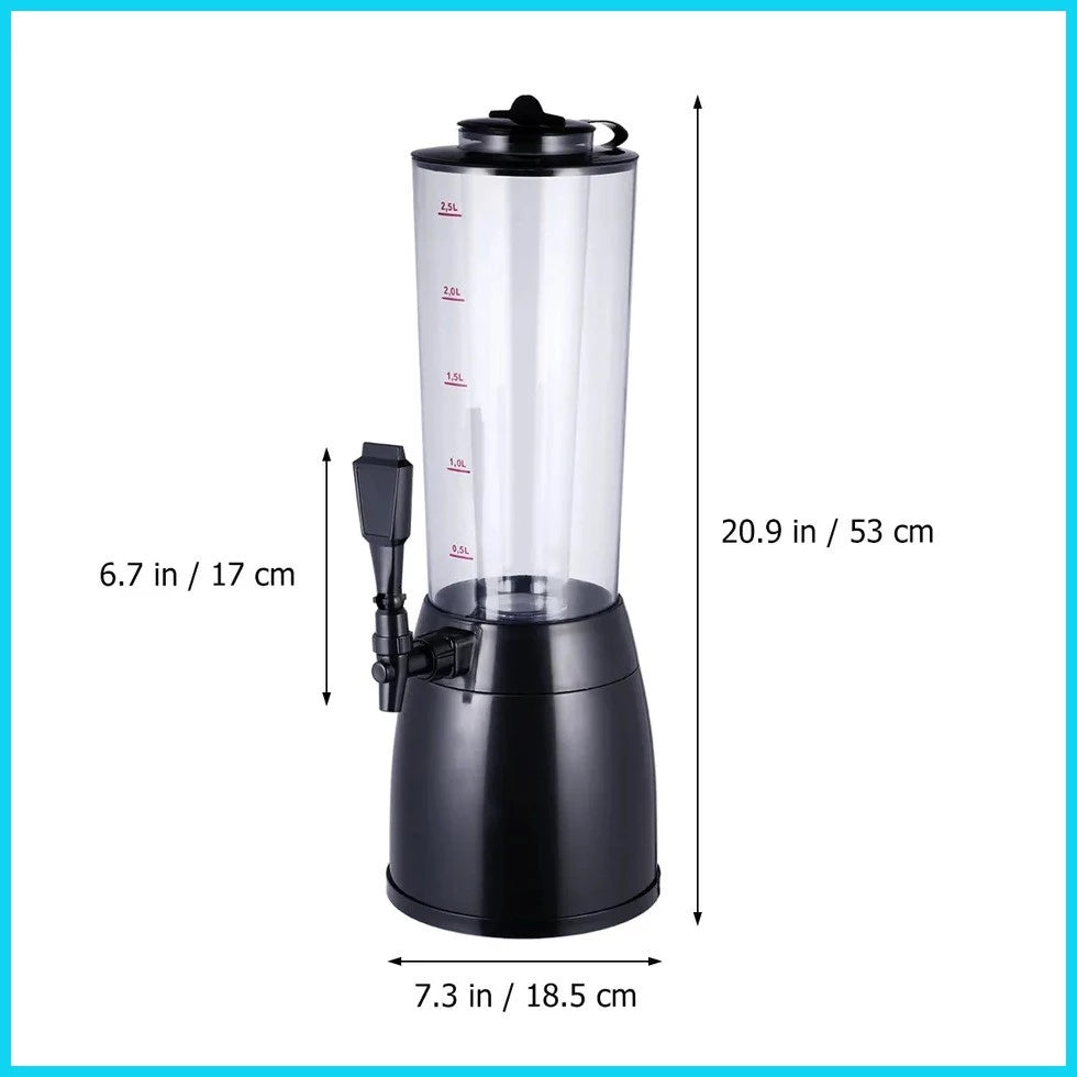 [ZH128] Beer Dispenser Lights up 2.5L