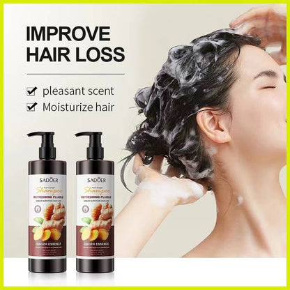 Sadoer Plant Ginger Shampoo Strong Hair Roots Volumizing Hair 500ml