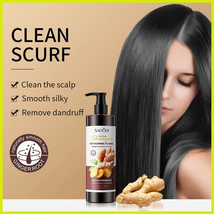 Sadoer Plant Ginger Shampoo Strong Hair Roots Volumizing Hair 500ml