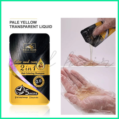 ??Well Hair Coloring Shampoo
