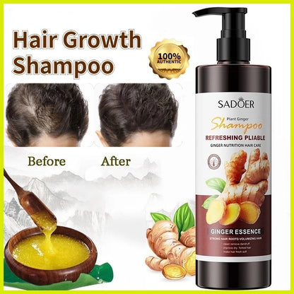 Sadoer Plant Ginger Shampoo Strong Hair Roots Volumizing Hair 500ml