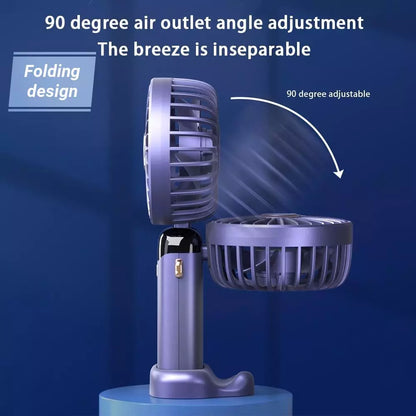 [A1-1116] LED Digital Display Fan Handheld Mini Fan N15